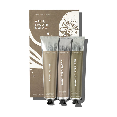 Wash, Smooth and Glow Gift Set 100ml