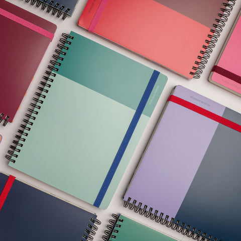 Spiral Bright Notebook A5 Plain