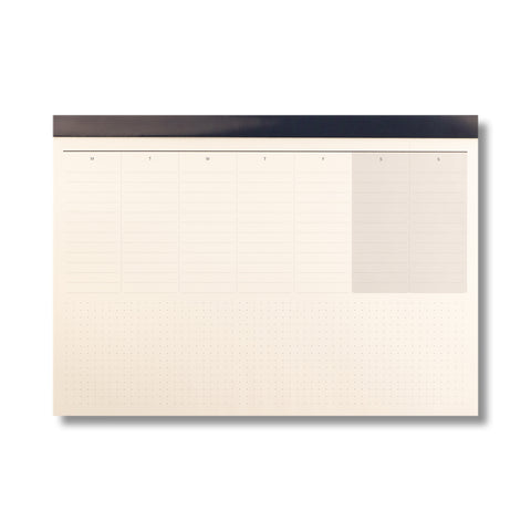 Any Day Desk Pad Weekly A4