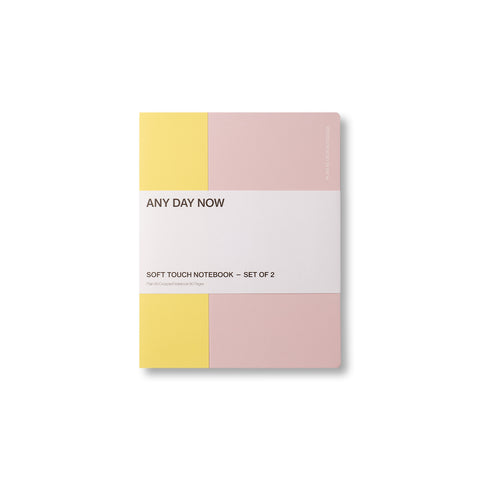 Soft Touch Notebooks A5 Cropped Plain Set of 2