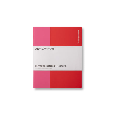 Soft Touch Notebooks A5 Cropped Ruled Set of 2