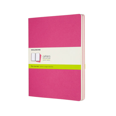 Cahier Extra Large Notebook Set Plain Kinetic Pink