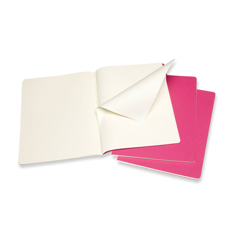 Cahier Extra Large Notebook Set Plain Kinetic Pink