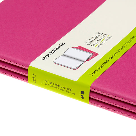 Cahier Extra Large Notebook Set Plain Kinetic Pink