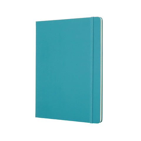 Classic Extra Large Hard Cover Notebook Ruled Reef Blue