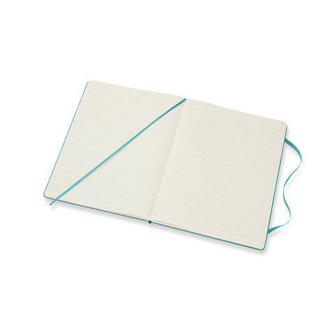 Classic Extra Large Hard Cover Notebook Ruled Reef Blue