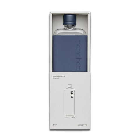 Slim Drink Bottle with Midnight Blue Sleeve Bundle