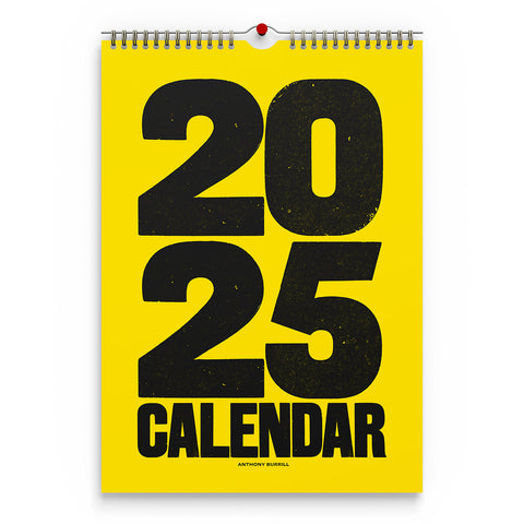 2025 Anthony Burril Wall Calendar