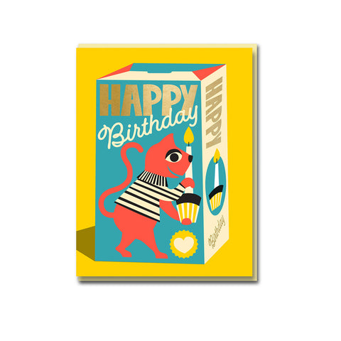 Birthday Box Greeting Card