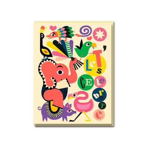 Let's Celebrate Greeting Card