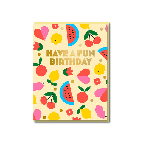 Birthday Fun Greeting Card