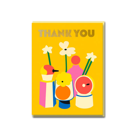 Thank You Flowers Greeting Card