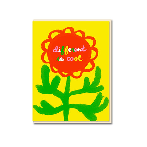 Different Is Cool Greeting Card