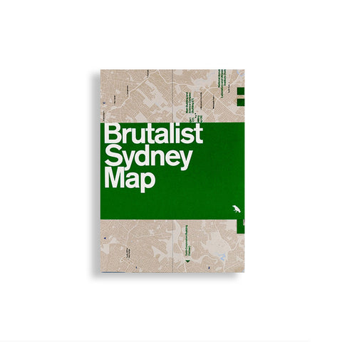 Brutalist Sydney Map