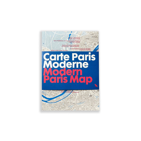 Modern Paris Map