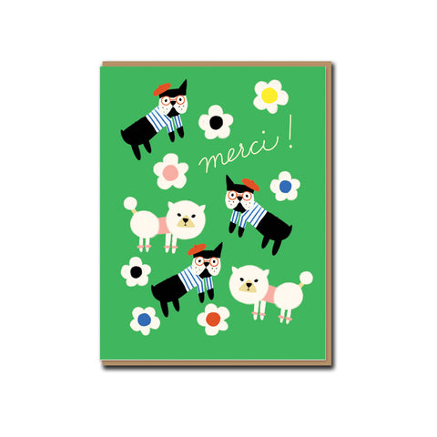 Merci Beaucoup Greeting Card