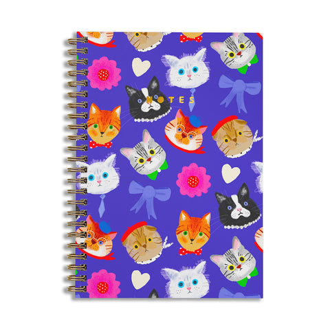 Cat Fancy Spiral Notebook A4