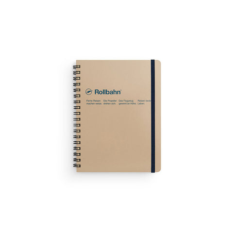 Rollbahn Large Spiral Notebook Greige