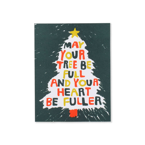 Full Christmas Tree Greeting Card