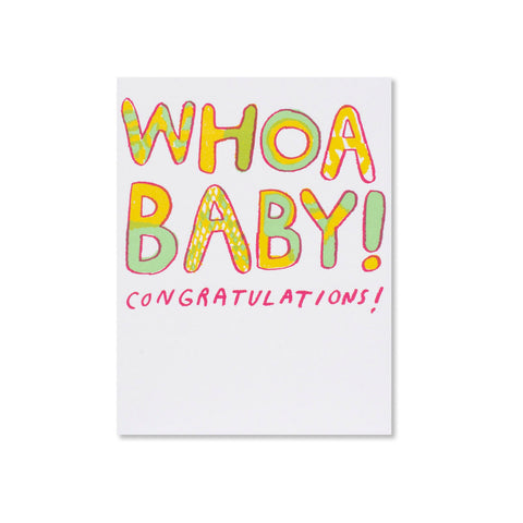 Whoa Baby! Greeting Card