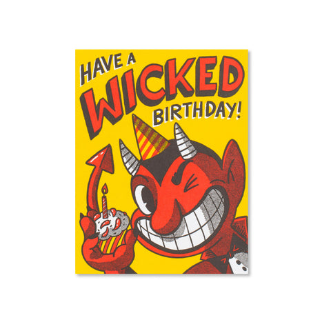 Wicked Birthday Greeting Card