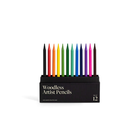 Woodless Artist Pencils Set of 12