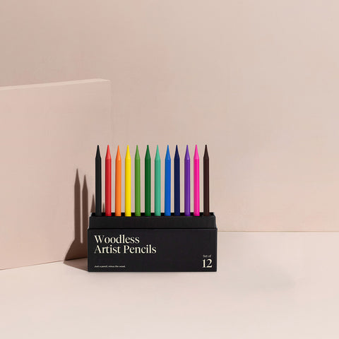 Woodless Artist Pencils Set of 12