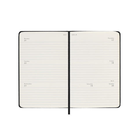 2025 Hard Cover Weekly Horizontal Diary Pocket