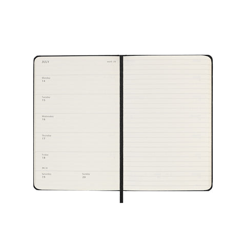 2025 Hard Cover Weekly Notebook Diary Pocket