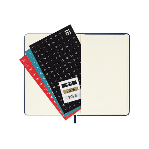 2025 Hard Cover Weekly Notebook Diary Pocket