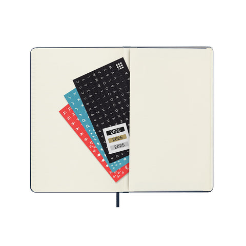 2025 Hard Cover Weekly Notebook Diary Large