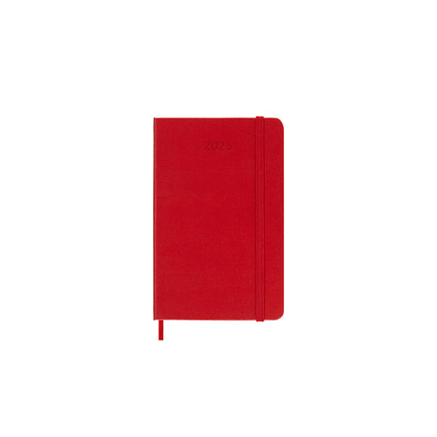 2025 Hard Cover Weekly Notebook Diary Pocket