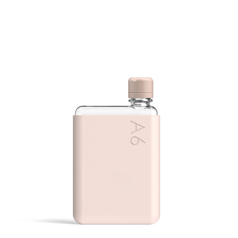 A6 Drink Bottle with Pale Coral Sleeve Bundle