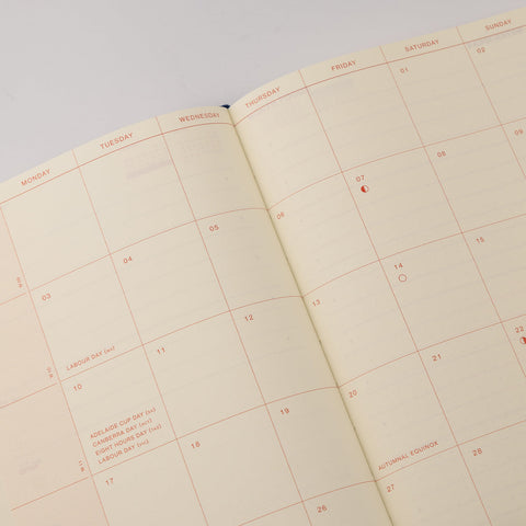 2025 Daily Diary Dot Grid A5