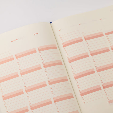 2025 Daily Diary Dot Grid A5