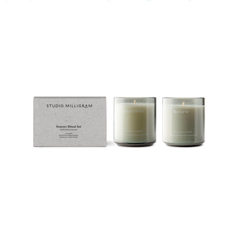 Nocturne and Ultra Violet 220g Candles Set of 2