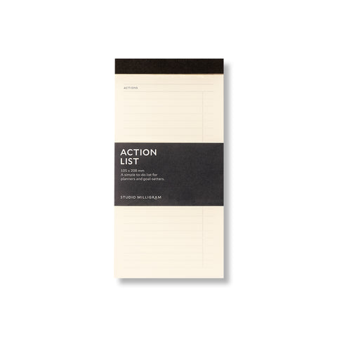 Action List Desk Pad