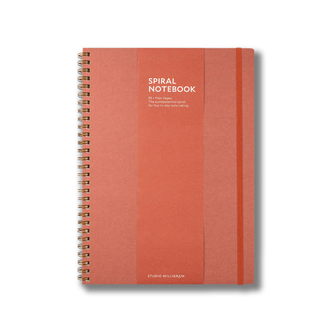 Spiral Bound Notebook Plain B5 Earth