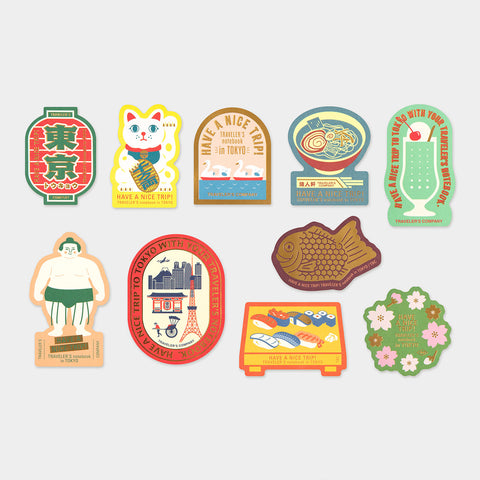 Traveler's Notebook Sticker Set Tokyo Limited Edition