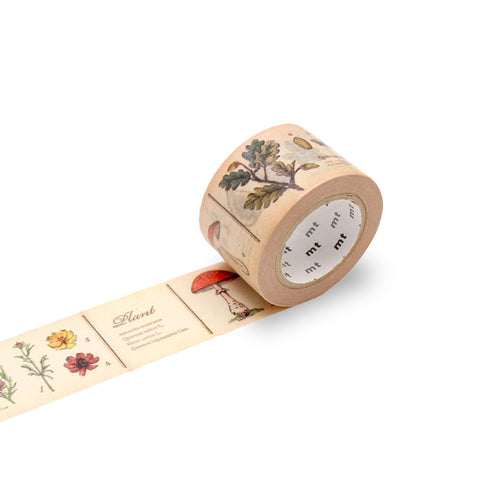 Plant Encyclopedia Washi Tape Single Roll