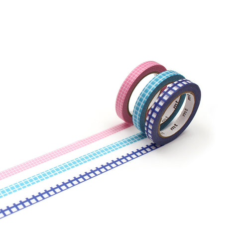 Grid Washi Tape Set of 3