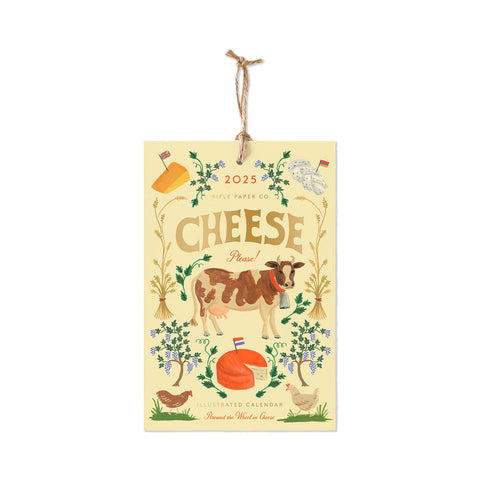 2025 Kitchen Calendar Cheese