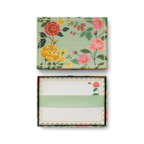 Roses Social Stationery Set