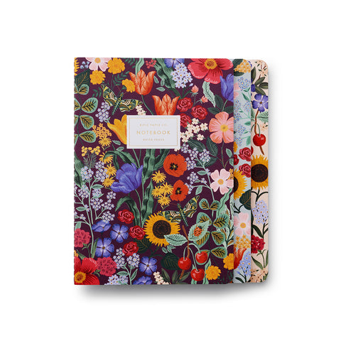 Blossom Stitched Notebooks Set of 3