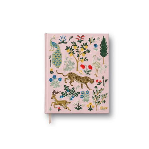 Embroidered Fabric Sketchbook Menagerie