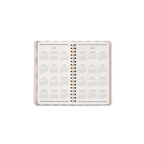 2025 Roses Spiral Planner Pocket