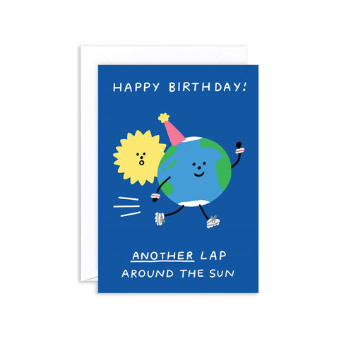 Another Lap Around the Sun Birthday Card