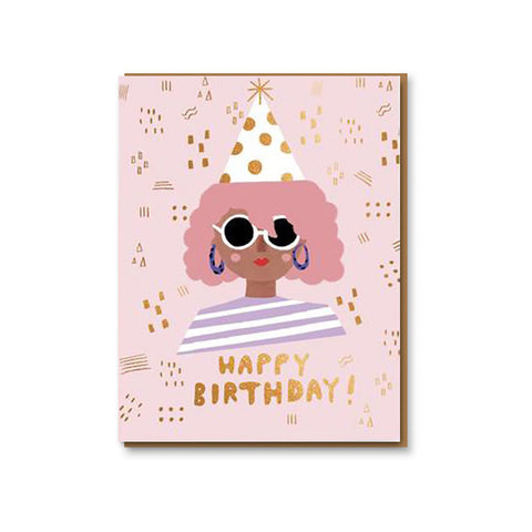 Party Girl Greeting Card