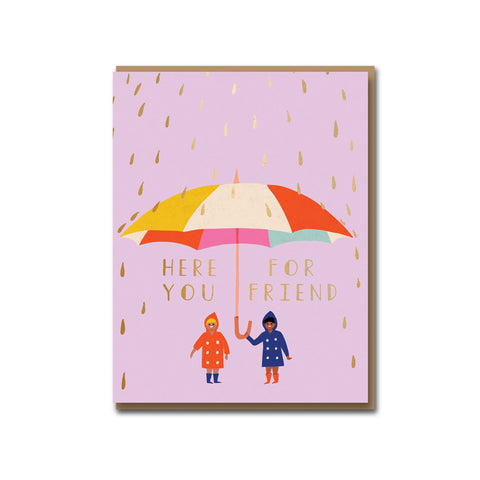 Raindrops Greeting Card