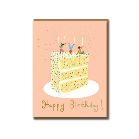 Confetti Cake Greeting Card